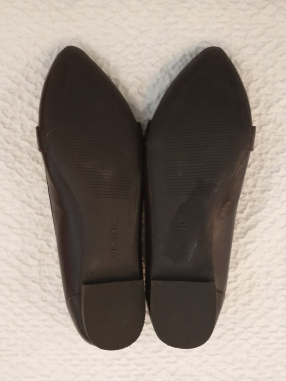 Vionic Savannah Leather Croc Print Loafers Arch Support Brown Pointed Toe - 7.5M - Picture 9 of 9